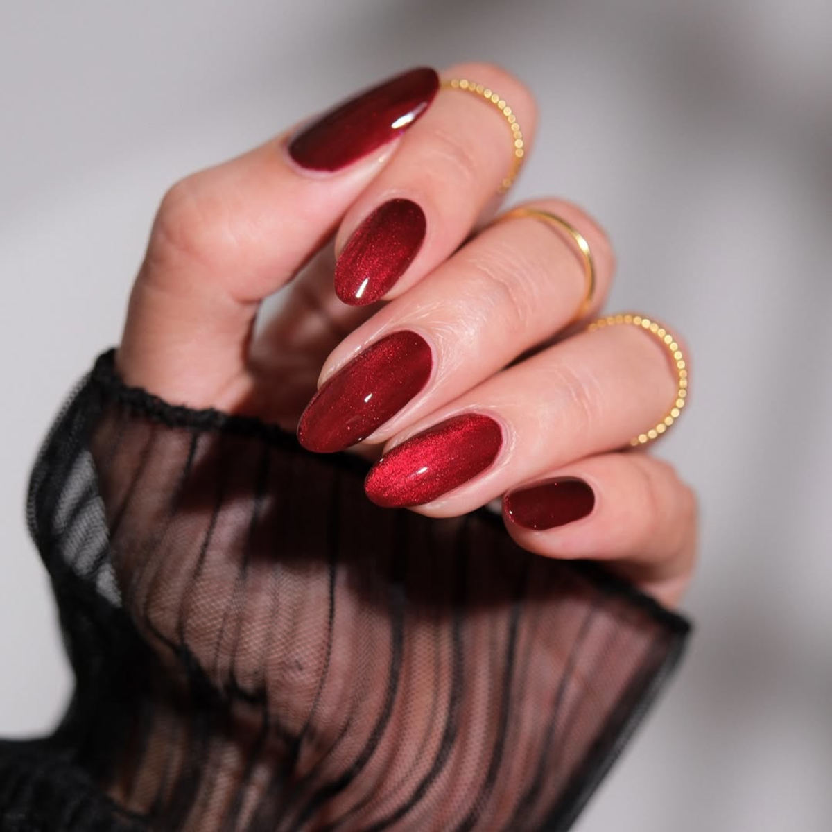 Cherry cola nails Cherry cola nails