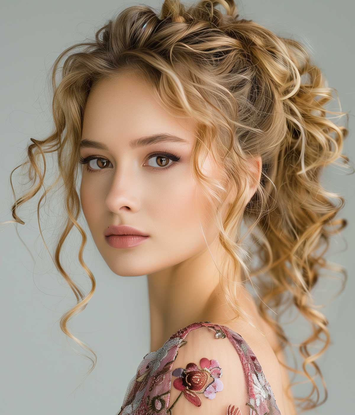 Acconciature capelli ricci invitata matrimonio Acconciature capelli ricci invitata matrimonio