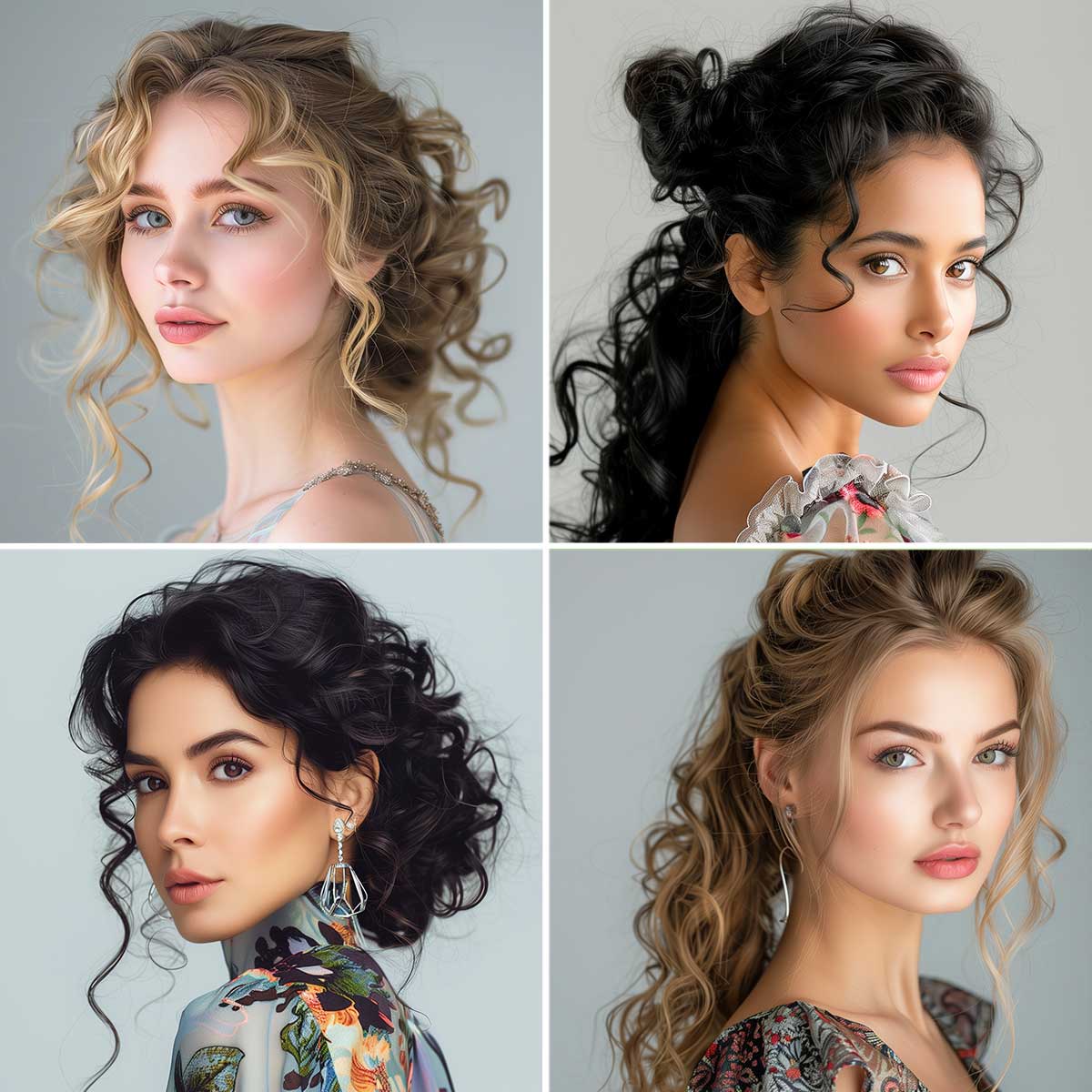 Pettinature eleganti capelli ricci Pettinature eleganti capelli ricci