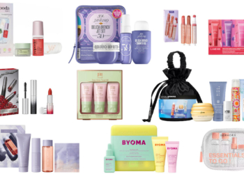 Mini kit di prodotti beauty da viaggio per le vacanze