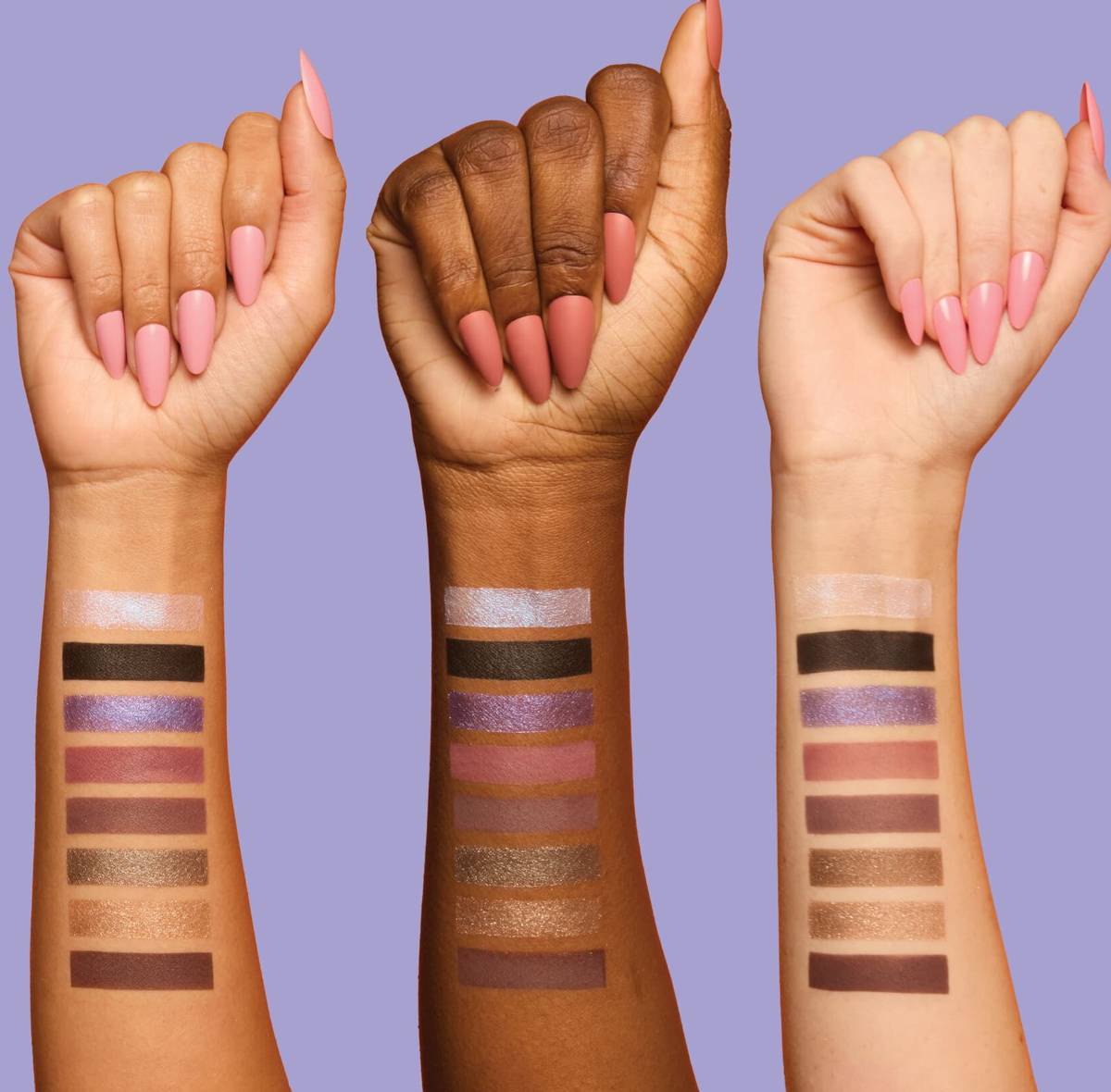 Swatches palette ombretti Nevermore Academy di NYX Swatches palette ombretti Nevermore Academy di NYX