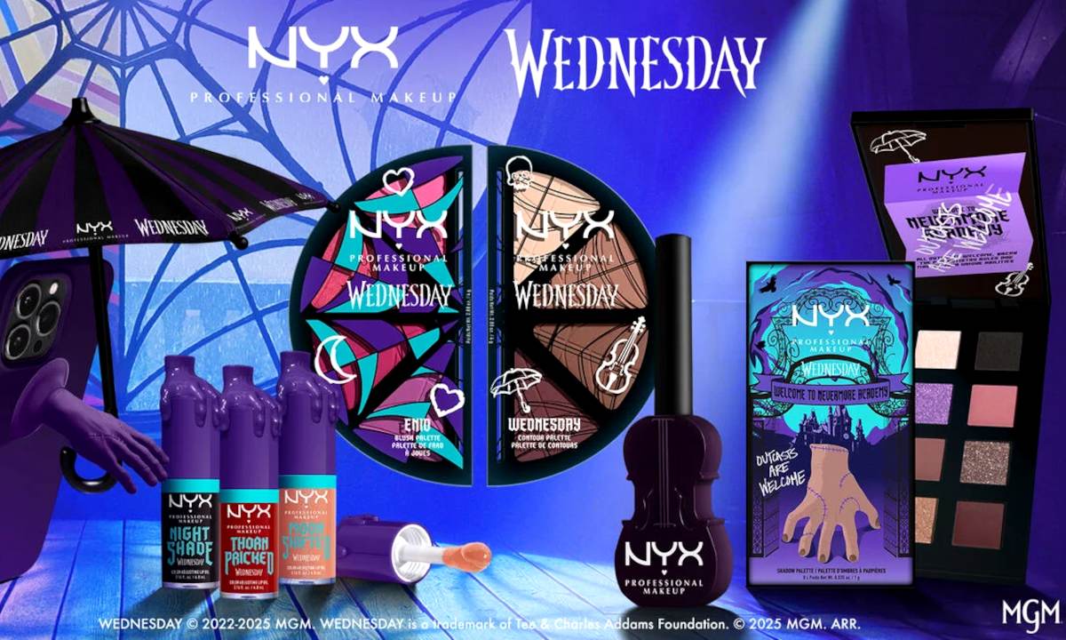 NYX Wednesday collezione trucco Mercoledì Addams