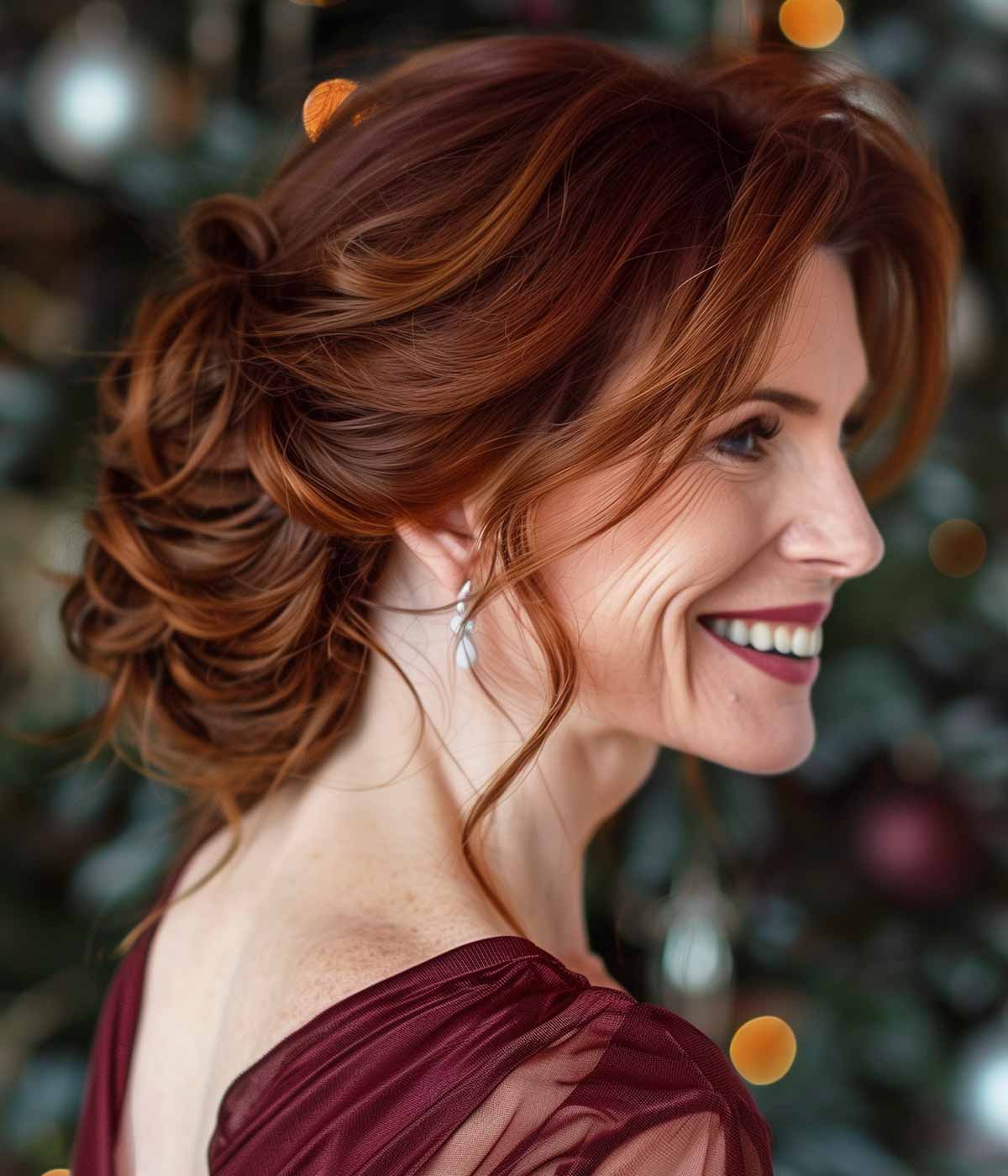 Acconciature capelli raccolti Capodanno signora Acconciature capelli raccolti Capodanno signora