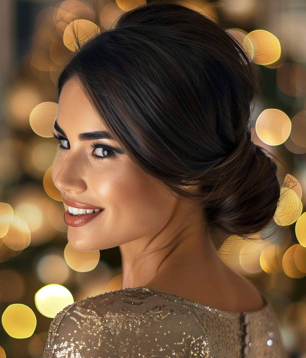 Chignon per Capodanno Chignon per Capodanno