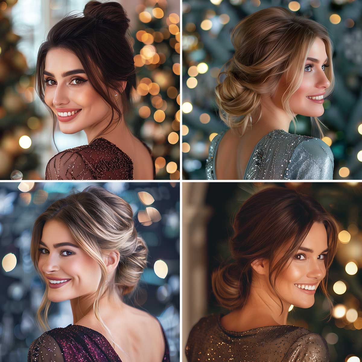 Chignon per Capodanno Chignon per Capodanno