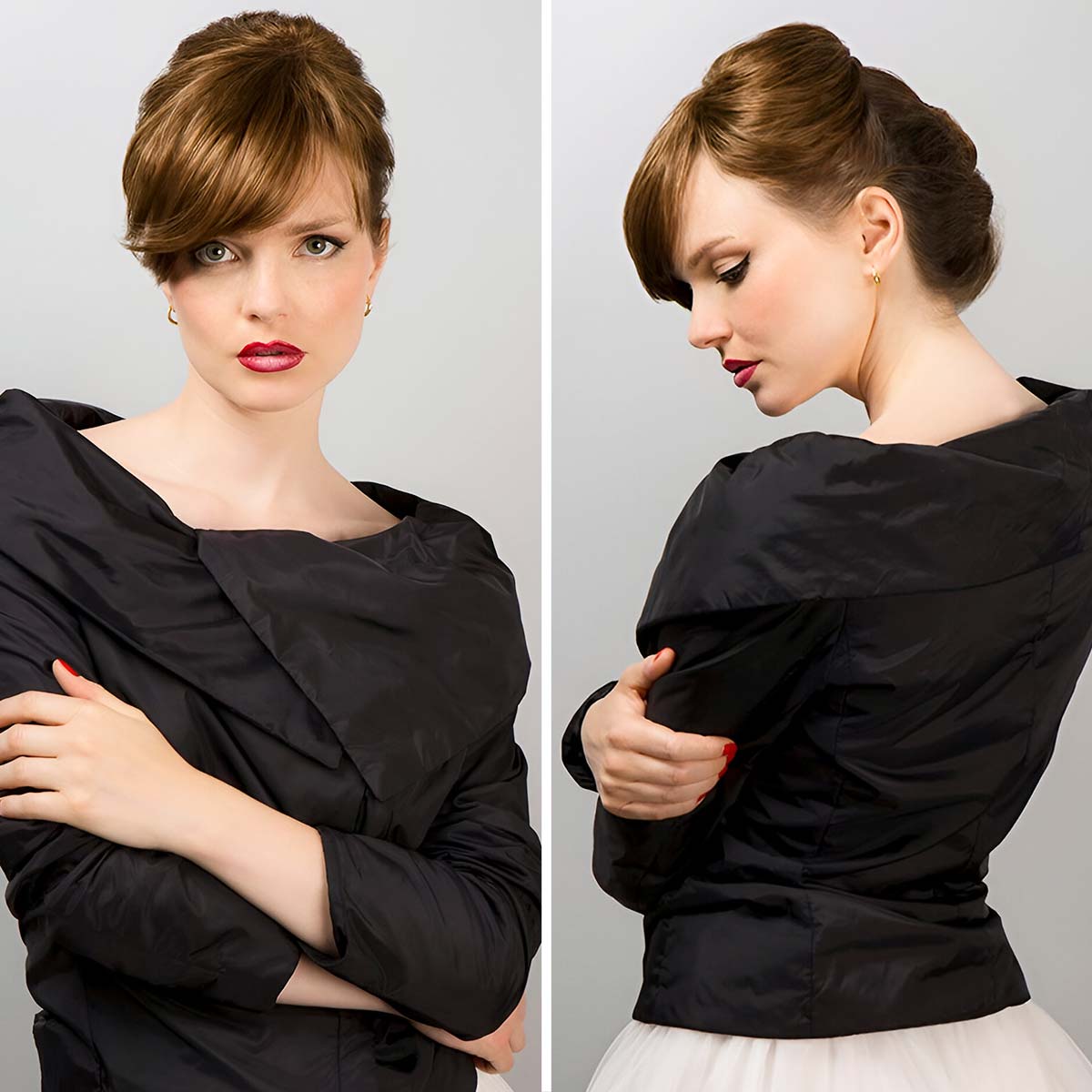 Capelli raccolti per Capodanno Capelli raccolti per Capodanno