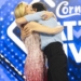 Lorella Cuccarini a Battiti Live con abito Blumarine
