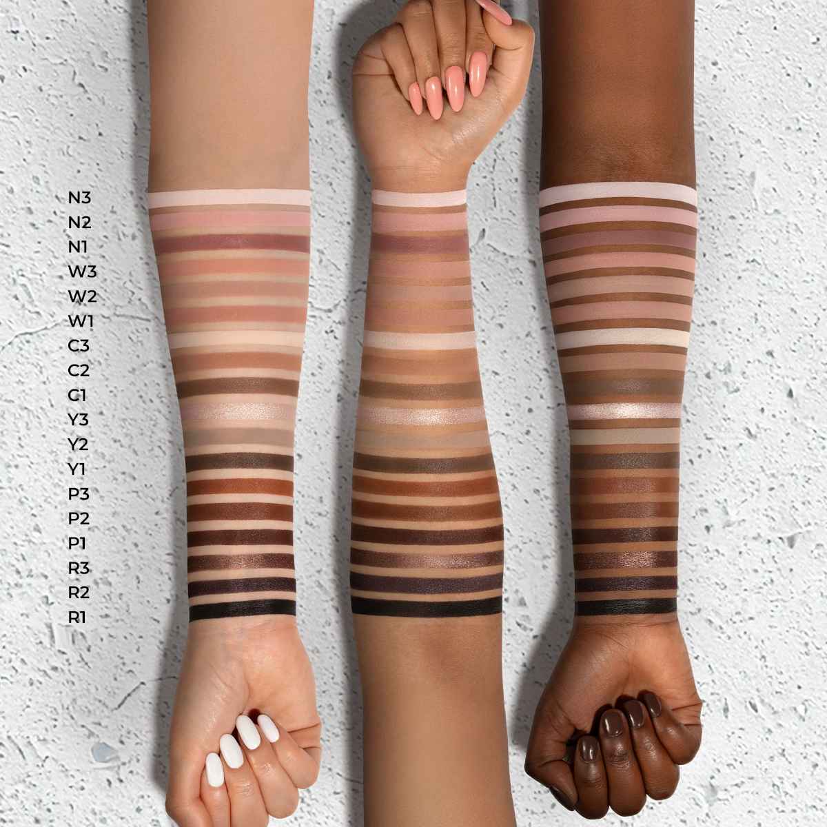 Swatches palette Natasha Denona Eye Sculpt Soft Swatches palette Natasha Denona Eye Sculpt Soft