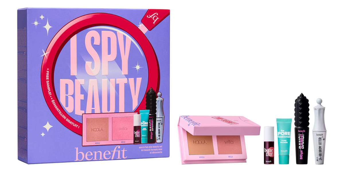 Benefit set trucco con mini size Natale 2025 Benefit set trucco con mini size Natale 2025