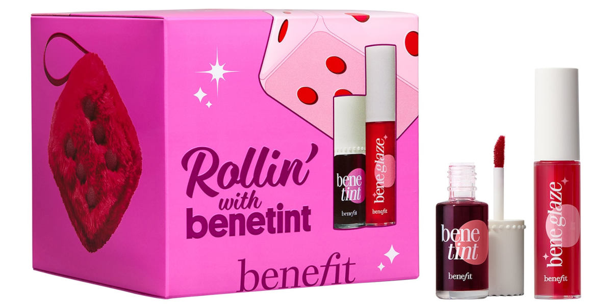 Kit trucco labbra Benefit Natale 2025 Kit trucco labbra Benefit Natale 2025