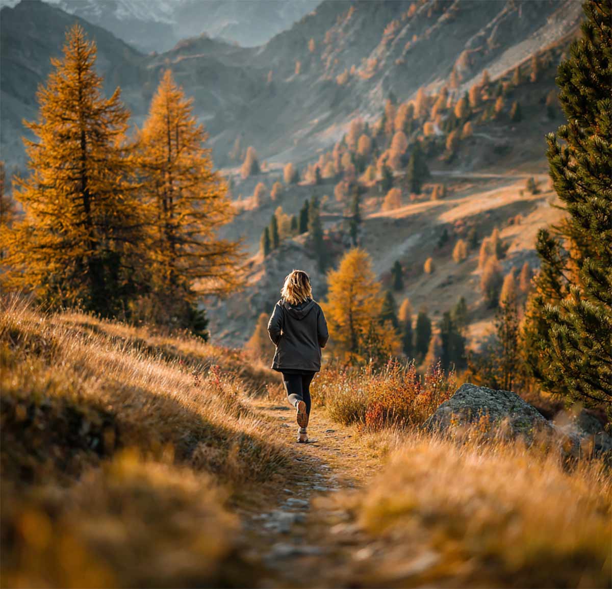Benessere femminile a 50 anni in montagna Benessere femminile a 50 anni in montagna