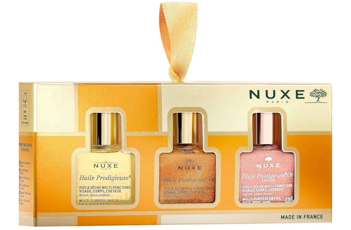 Nuxe Huile Prodigieuse gift box Natale 2025 Nuxe Huile Prodigieuse gift box Natale 2025