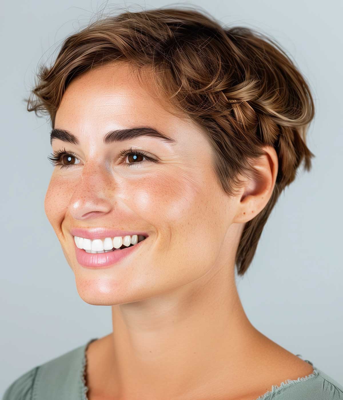 Semiraccolto capelli corti Semiraccolto capelli corti