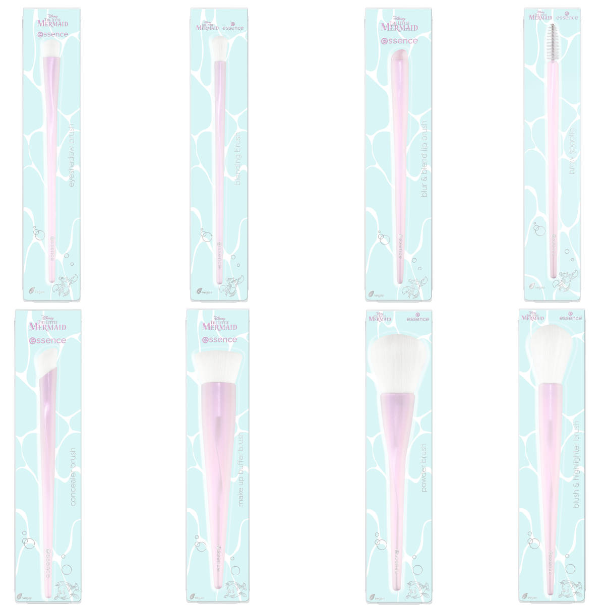 Pennelli da trucco Essence x Disney La Sirenetta Pennelli da trucco Essence x Disney La Sirenetta