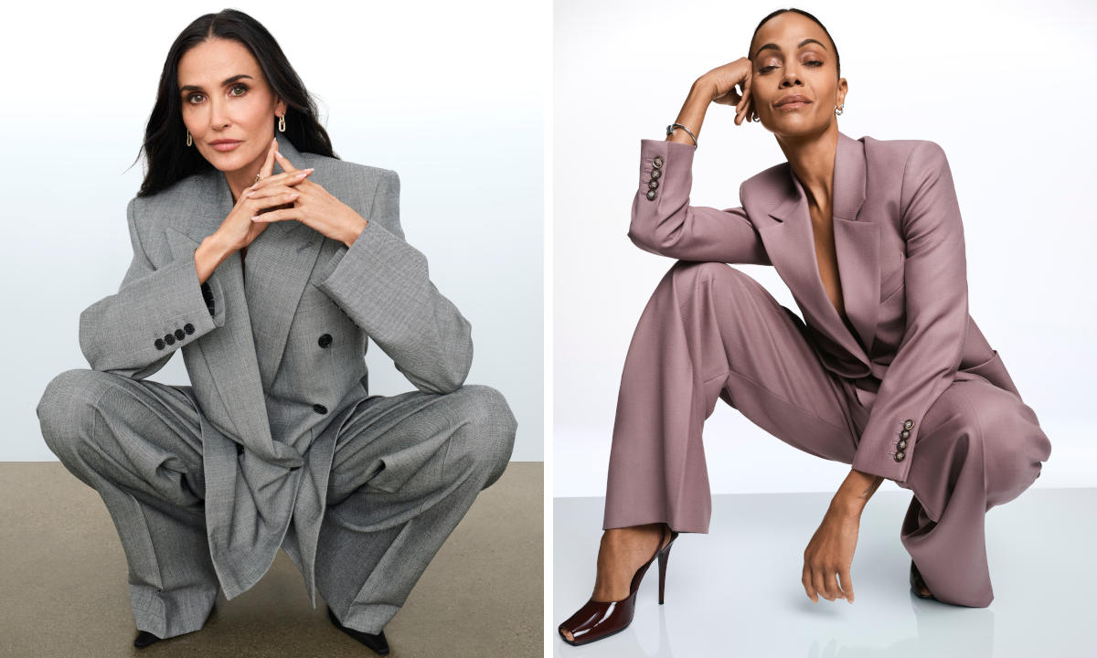 Demi Moore Zoe Saldana Global Ambassador Lancome