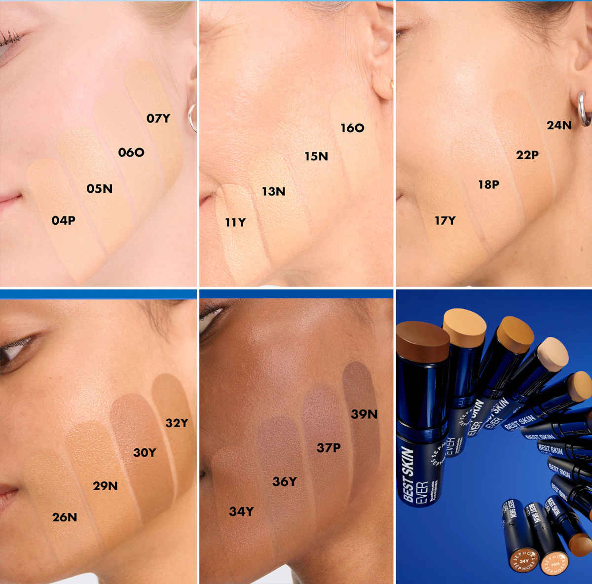 Swatches fondotinta Sephora Collection in stick Swatches fondotinta Sephora Collection in stick