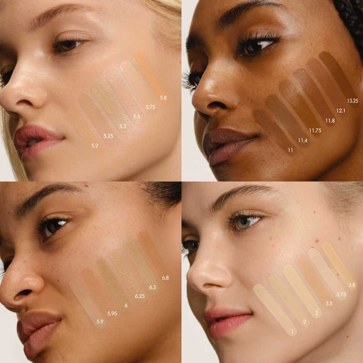 Swatches fondotinta Armani Luminous Silk Swatches fondotinta Armani Luminous Silk