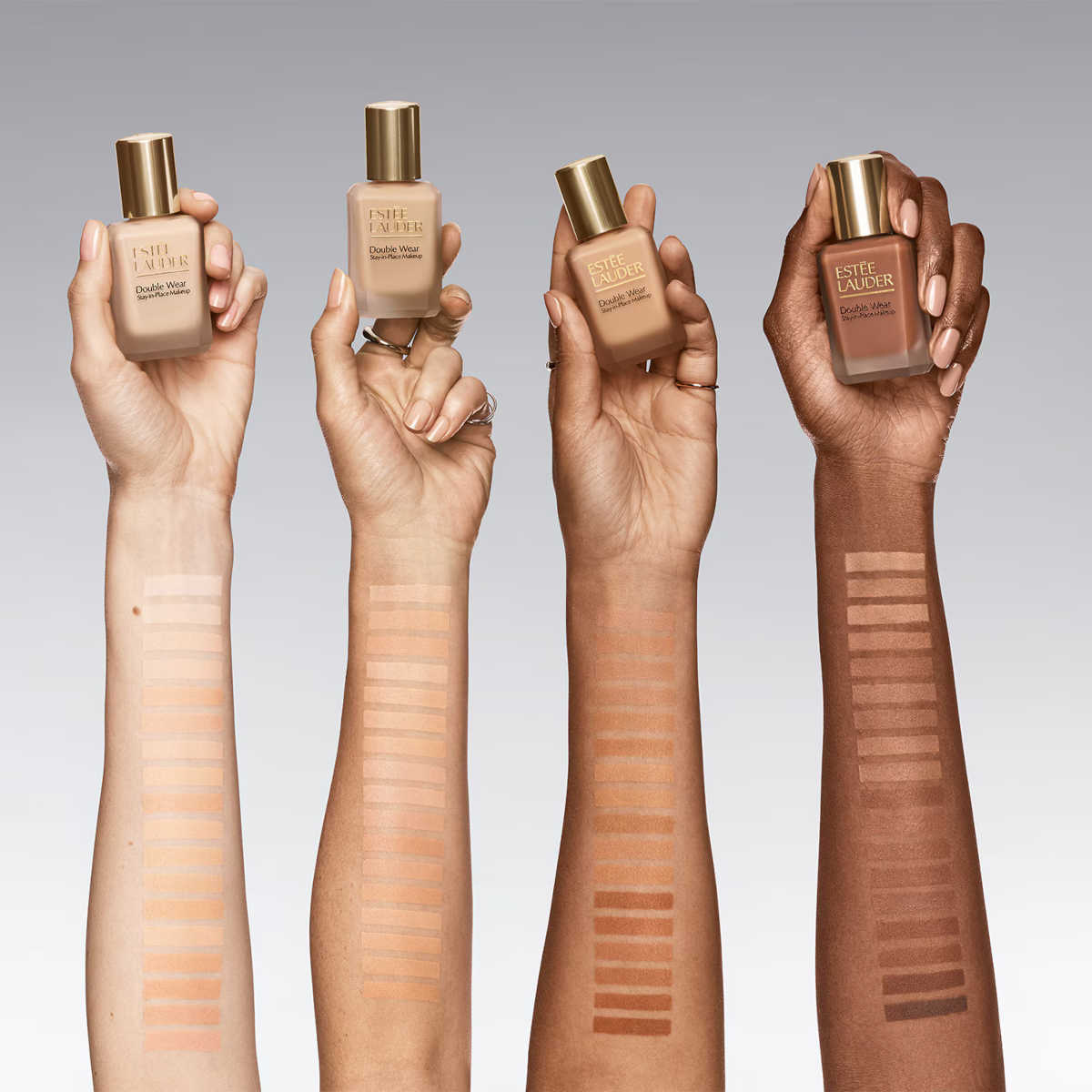 Swatches fondotinta Estée Lauder Double Wear Swatches fondotinta Estée Lauder Double Wear