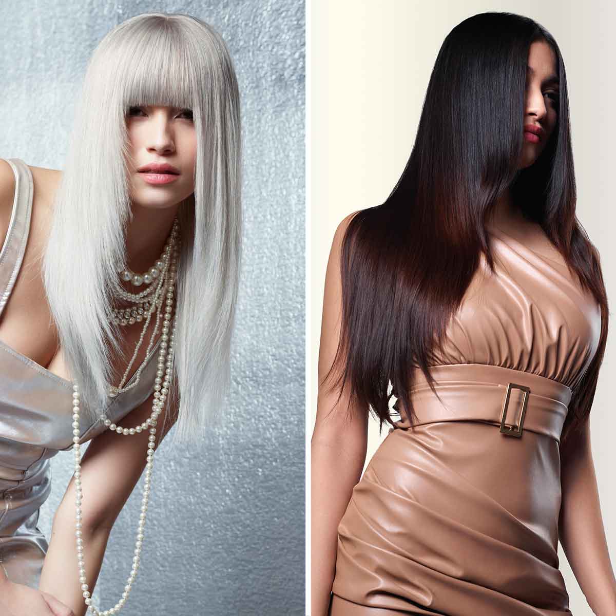 Capelli lunghi lisci scalati davanti Capelli lunghi lisci scalati davanti