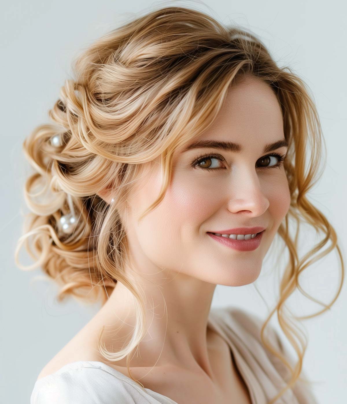 Raccolto capelli ricci Raccolto capelli ricci