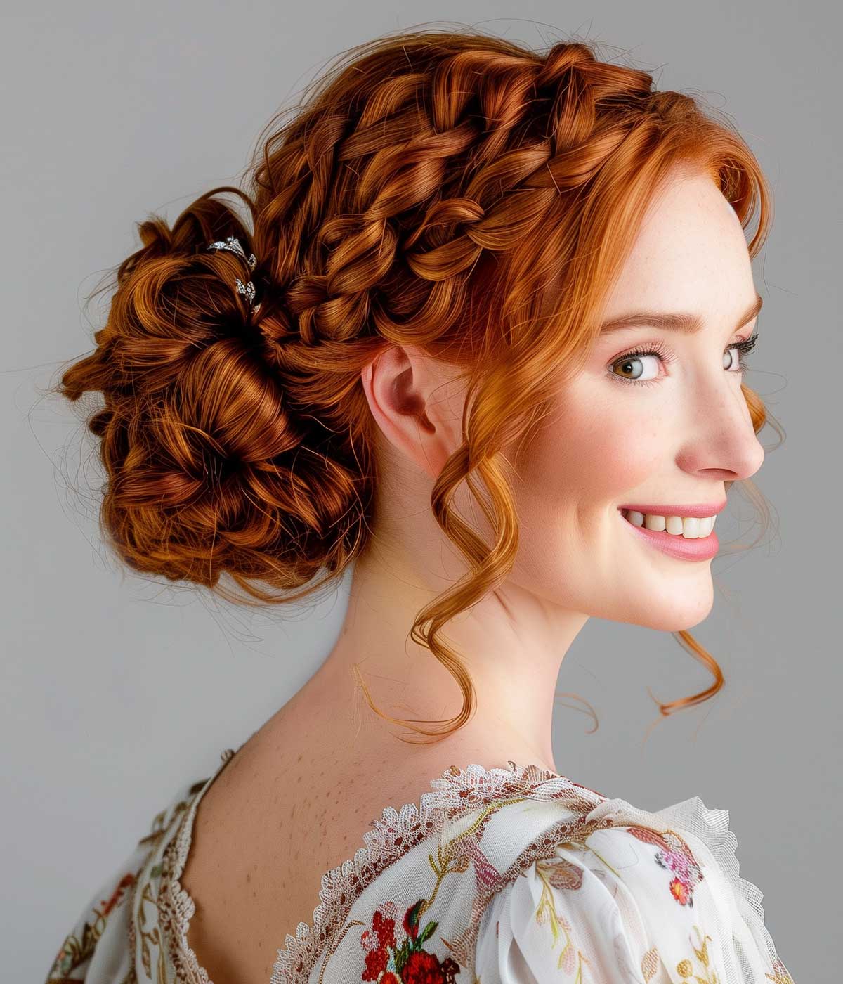 Acconciatura capelli ricci da cerimonia Acconciatura capelli ricci da cerimonia