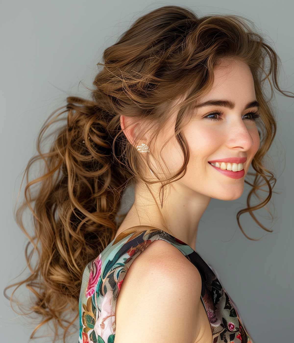 Coda bassa capelli ricci Coda bassa capelli ricci