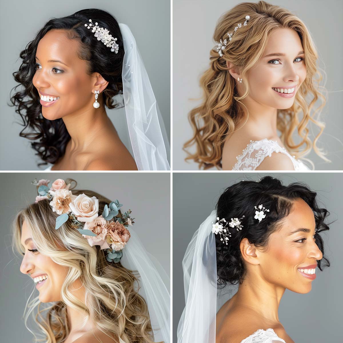 Acconciatura per capelli ricci sposa Acconciatura per capelli ricci sposa