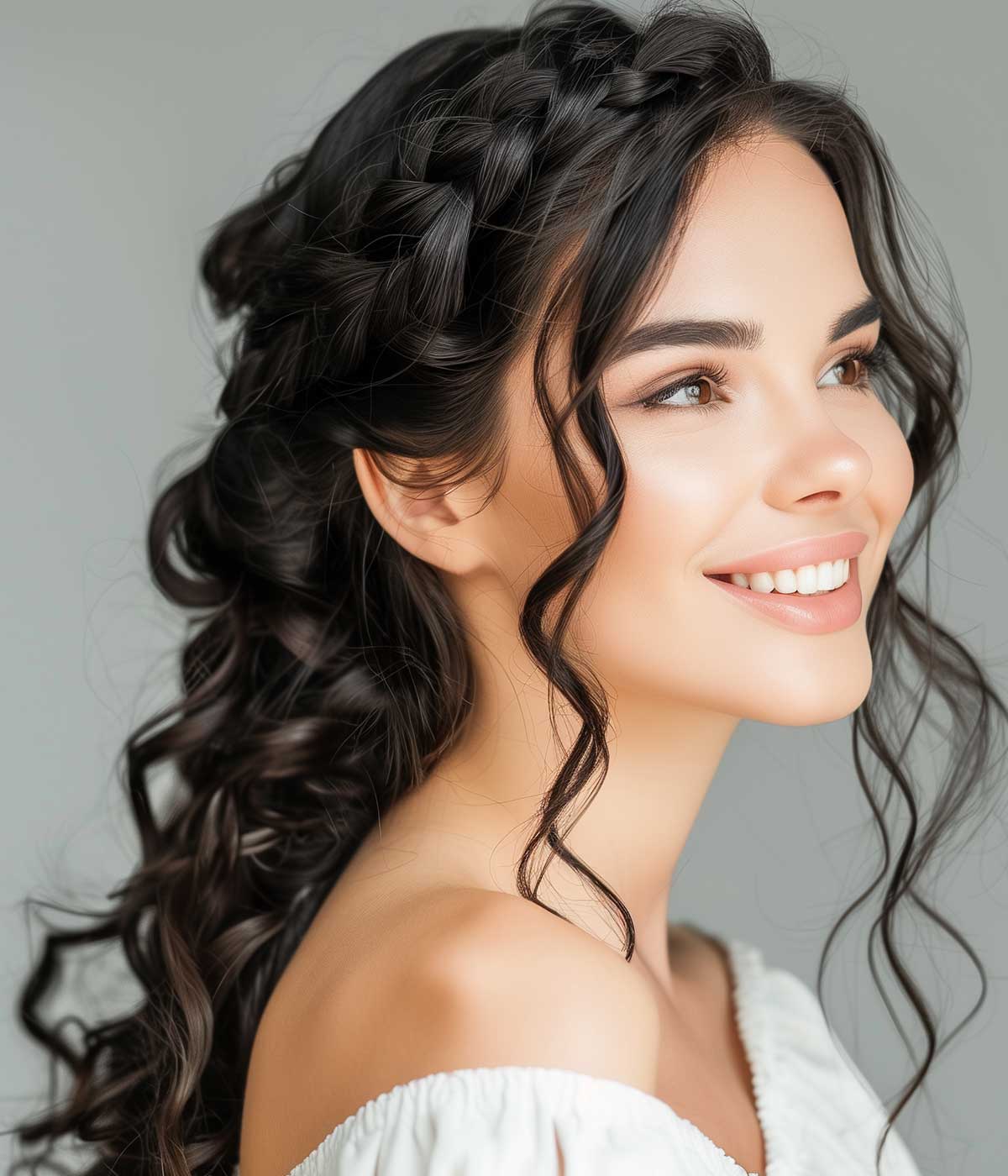 Semiraccolto capelli mossi Semiraccolto capelli mossi