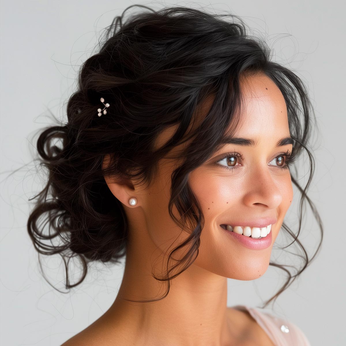 Raccolto capelli mossi Raccolto capelli mossi