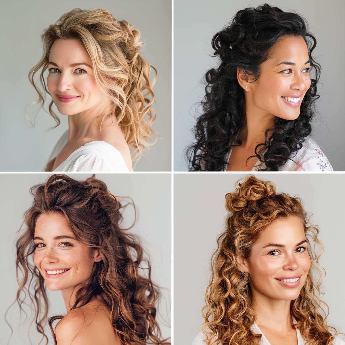 Capelli ricci acconciature Capelli ricci acconciature