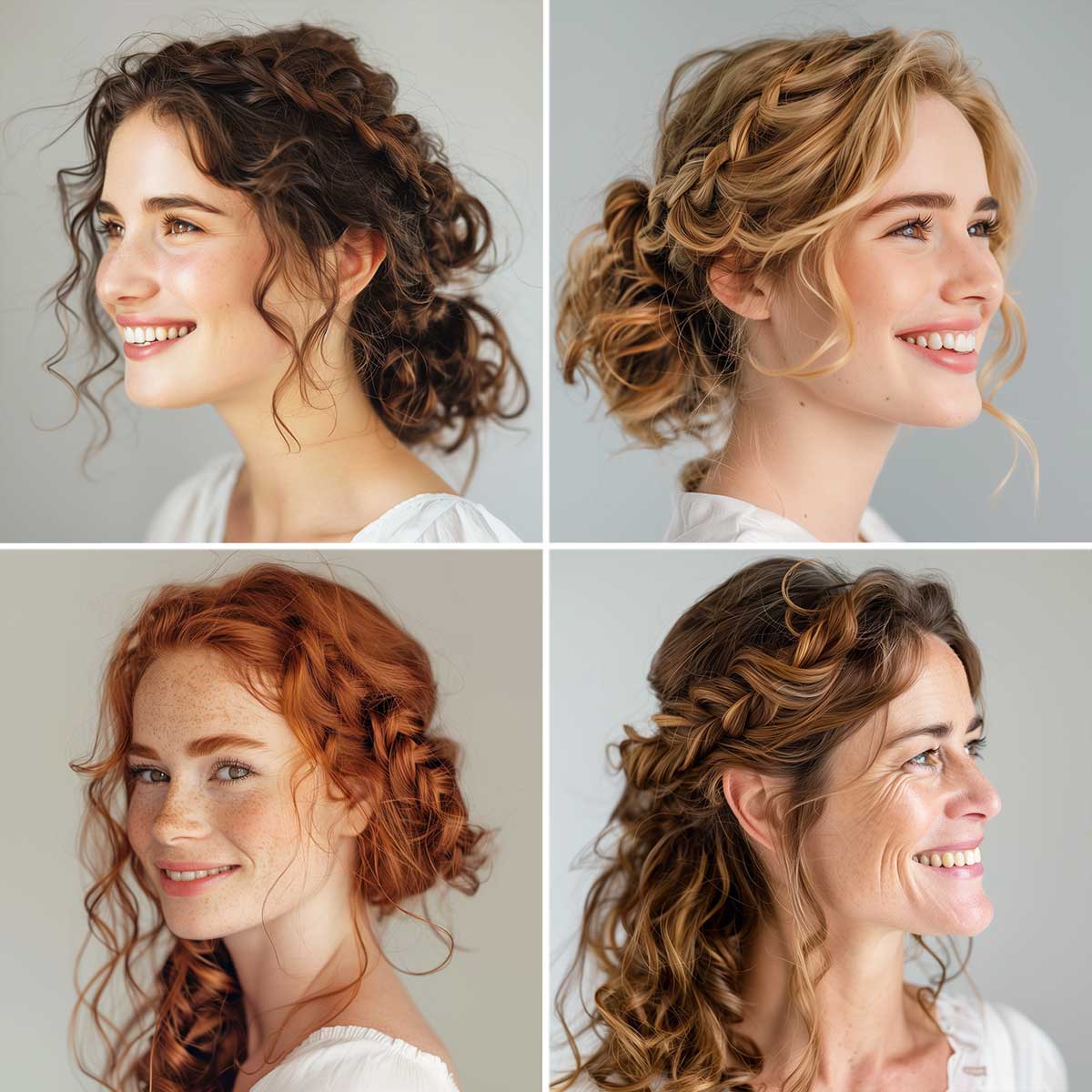 Trecce capelli ricci Trecce capelli ricci