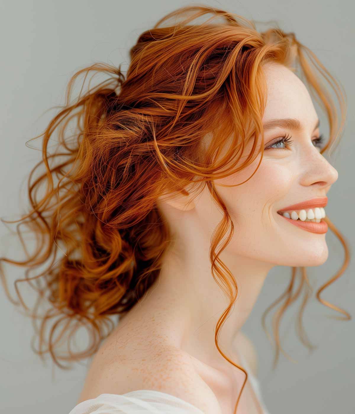 Capelli ricci pettinature da giorno Capelli ricci pettinature da giorno