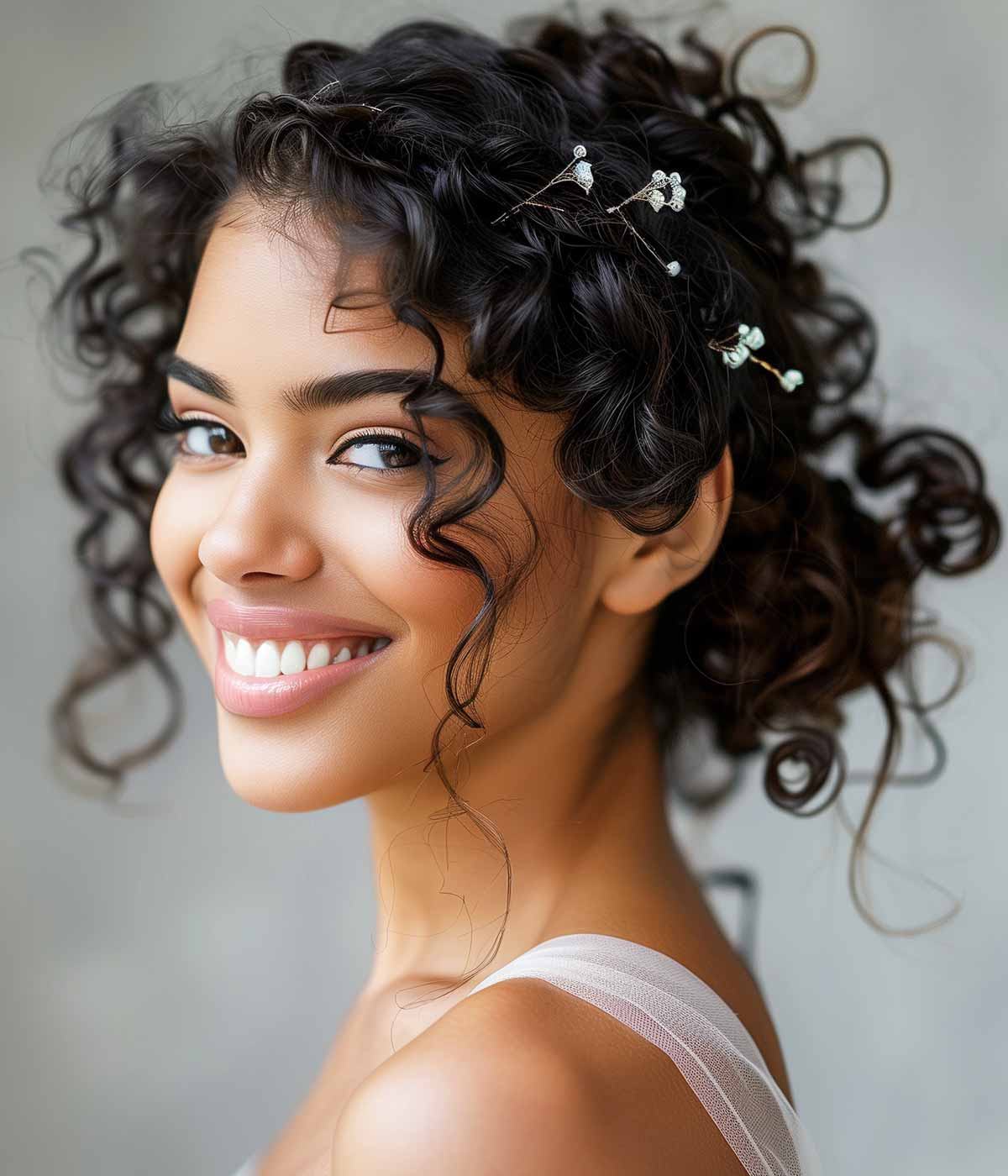 Acconciature raccolte capelli ricci Acconciature raccolte capelli ricci