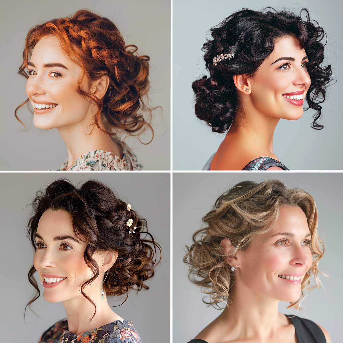 Acconciature raccolte capelli ricci Acconciature raccolte capelli ricci