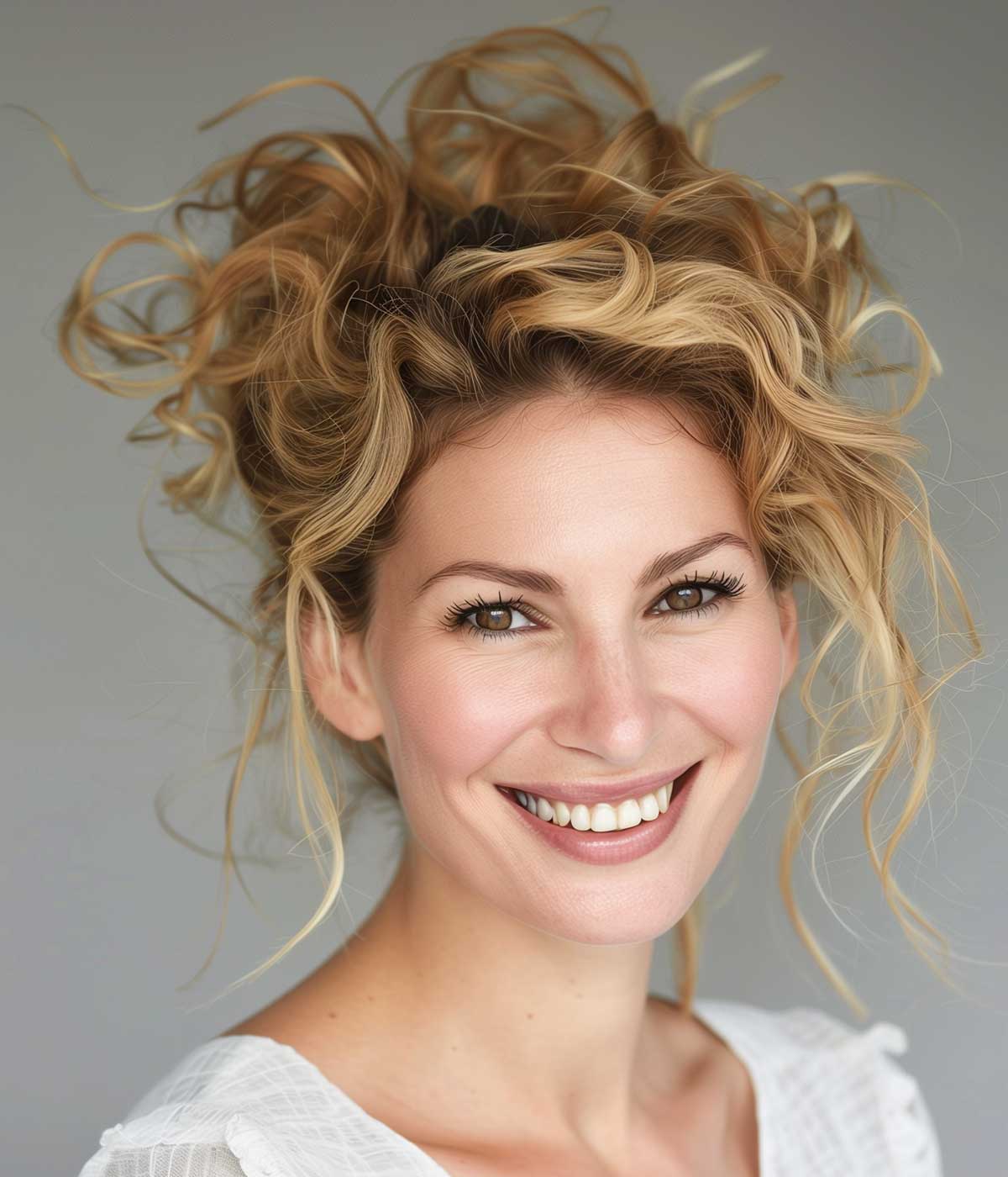 Accessorio Capelli Avvolgente Elastico Acconciatura Koko Grande - Riccioli  Ondulati Disordinati In Biondo Naturale, Per Un Look Casual Toupet Elastico  Per Donne, image size:1200x1400