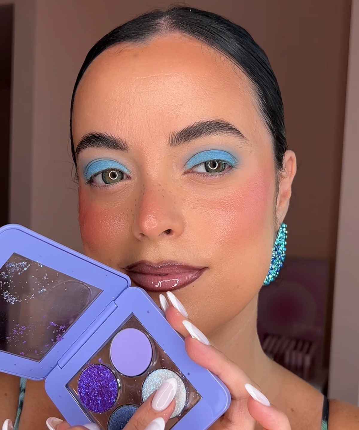 Trucco per gli occhi Pop of blue Trucco per gli occhi Pop of blue