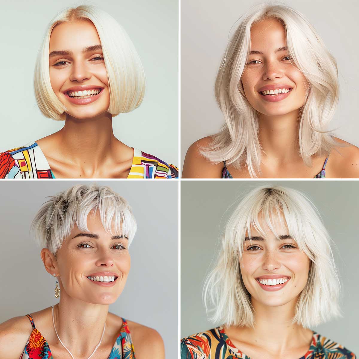 Capelli biondo platino Capelli biondo platino