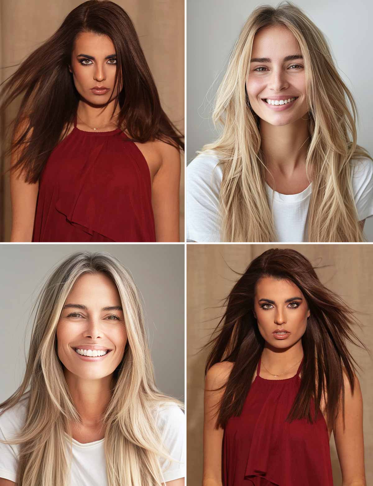 Tagli capelli lunghi lisci 2025 primavera estate Tagli capelli lunghi lisci 2025 primavera estate