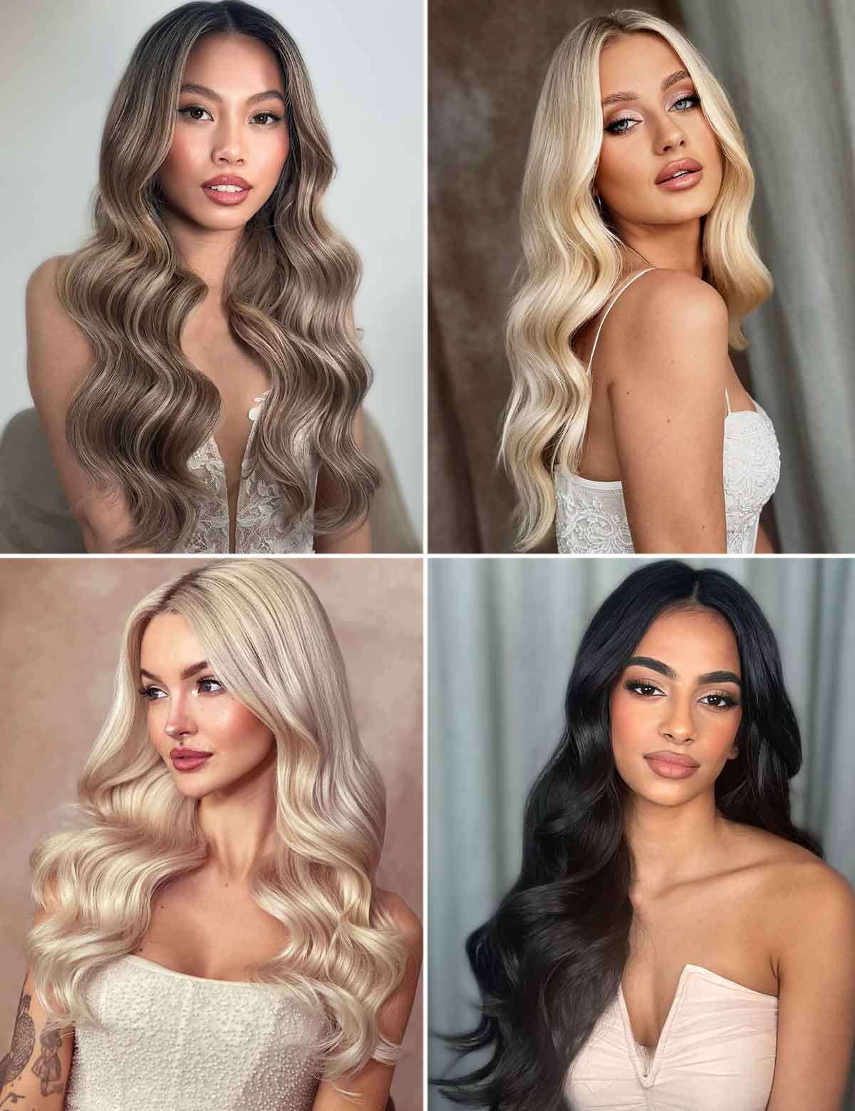 Tagli capelli lunghi mossi con riga al centro Tagli capelli lunghi mossi con riga al centro
