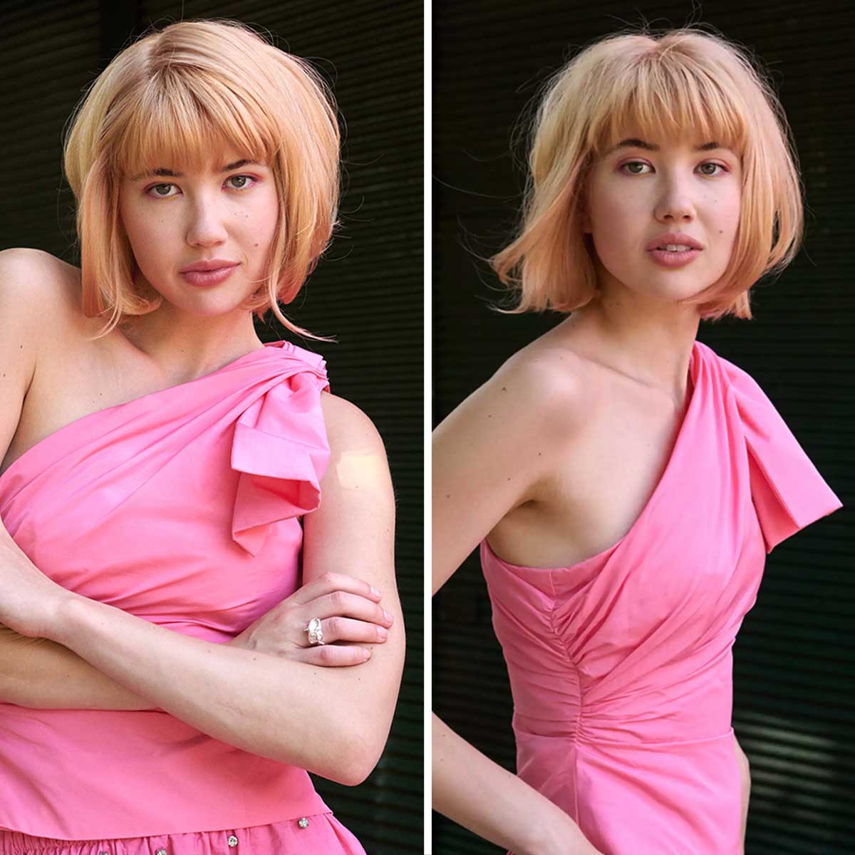 Caschetto liscio con frangia Caschetto liscio con frangia