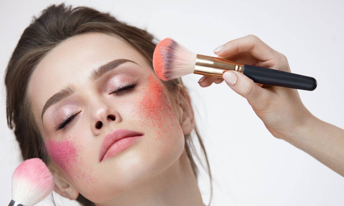 Draping tecnica trucco blush