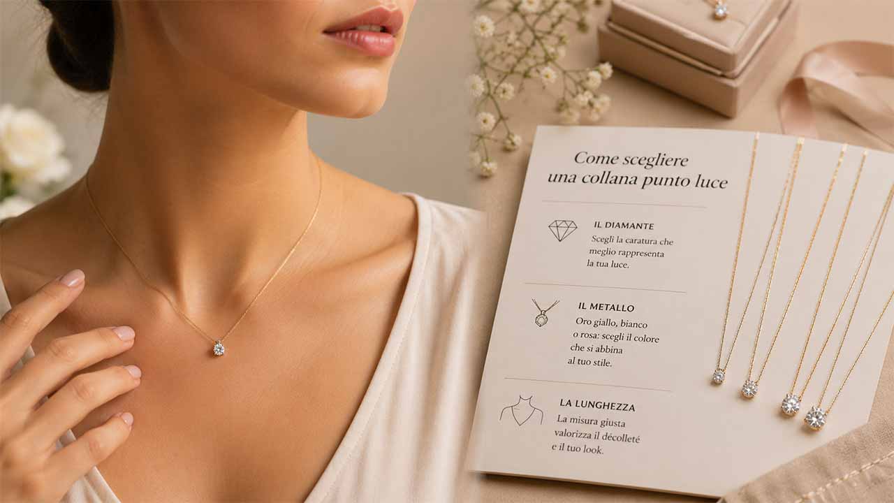 Collana punto luce